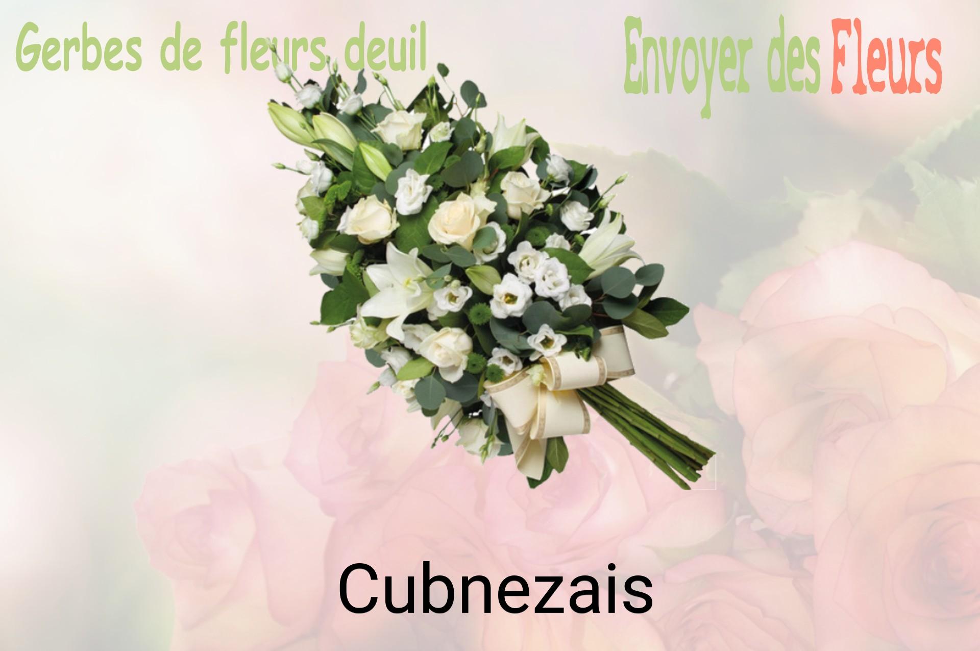 Gerbe de fleurs de deuil livrée à Cubnezais